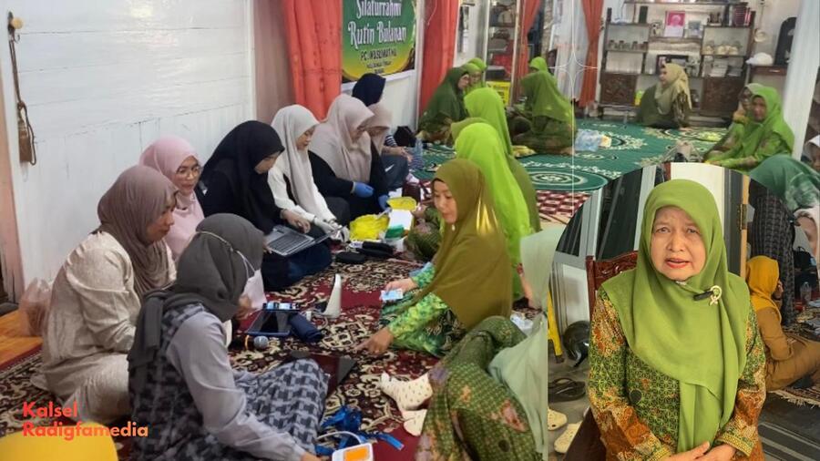 Peringati Harlah ke-80, Sinergi Muslimat NU dan Dinas Kesehatan HST Hadirkan Layanan Cek Kesehatan Gratis
