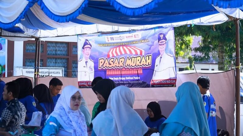 Pemkab HST Pastikan Ketersediaan Pangan Terjangkau Lewat Gerakan Pangan Murah di Limpasu