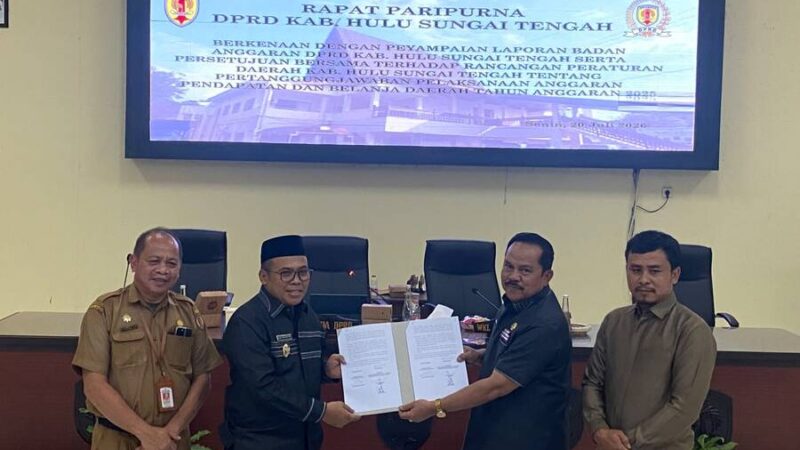 Pemkab HST Mantapkan Akuntabilitas Keuangan, Raperda Pertanggungjawaban APBD 2025 Disepakati