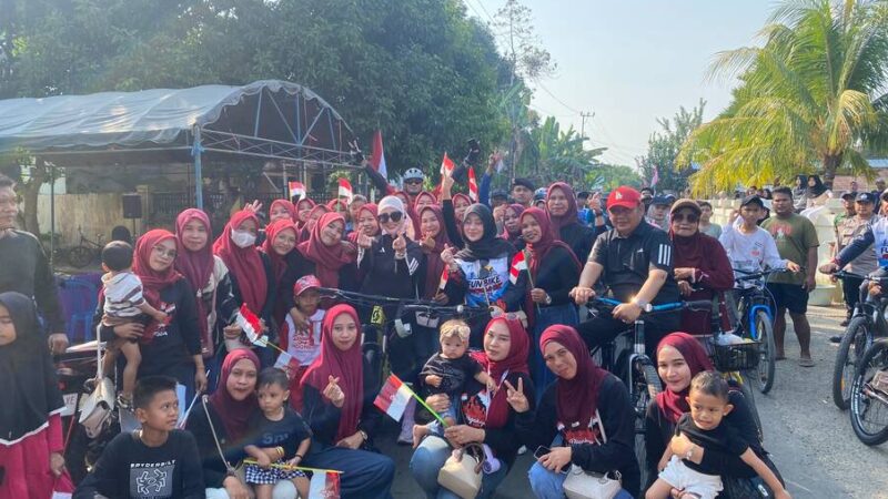 Bupati HST Lepas 4.000 Peserta Fun Bike, Warga Desa Siapkan Rest Area dan Hiburan di Sepanjang Rute