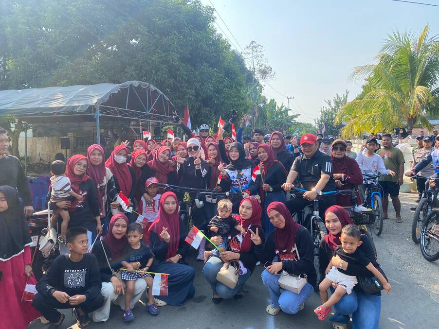 Bupati HST Lepas 4.000 Peserta Fun Bike, Warga Desa Siapkan Rest Area dan Hiburan di Sepanjang Rute