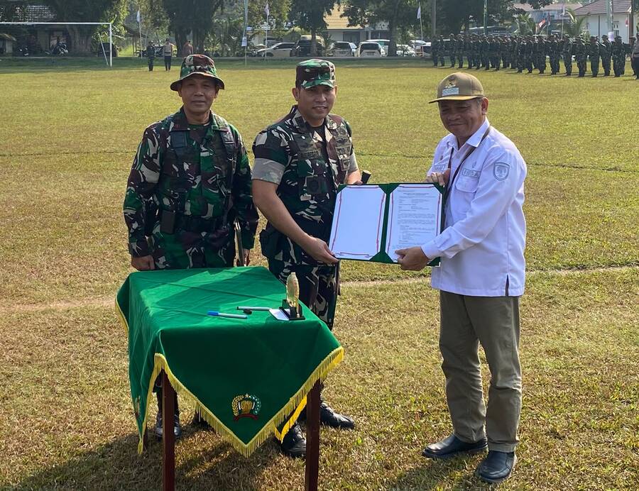 Pemkab HST Terima Laporan TMMD ke-129, Sekda: Hasilnya Berlipat dari Anggaran yang Dikucurkan