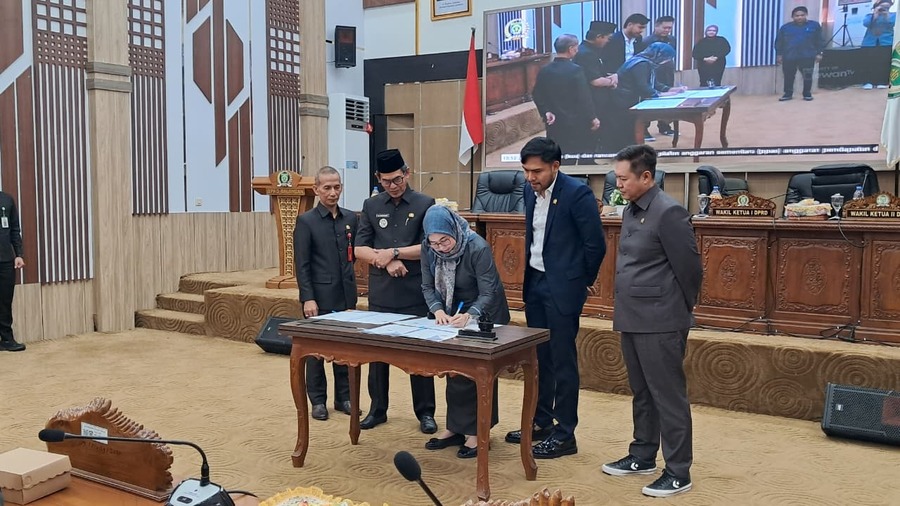 DPRD Balangan Tanda Tangani Nota Kesepakatan PPAS 2027, Tahapan APBD Berlanjut