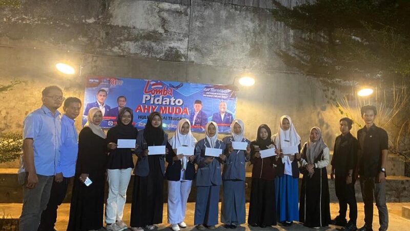 DPC Demokrat HST Gelar Lomba Pidato AHY Muda, Asah Potensi Generasi Muda