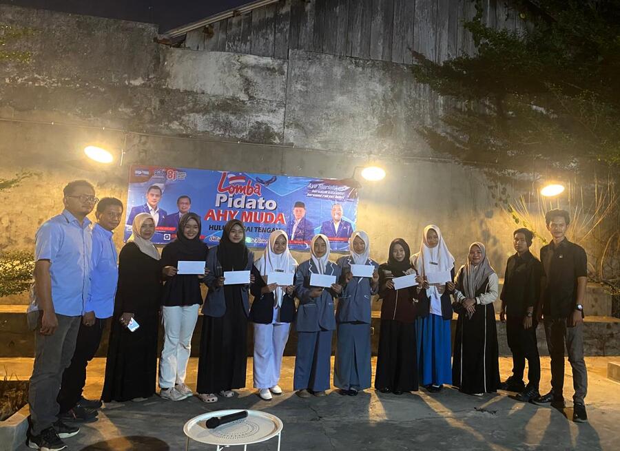 DPC Demokrat HST Gelar Lomba Pidato AHY Muda, Asah Potensi Generasi Muda