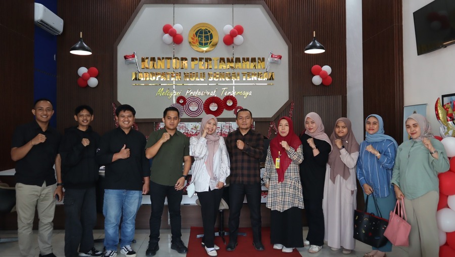 Sambut Personel Baru, Kantor Pertanahan HST Perkuat Sinergi dan Kualitas Pelayanan