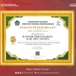 Transaksi CMS Capai 100 Persen, Kantah HST Raih Predikat Satker Implementasi CMS Terbaik