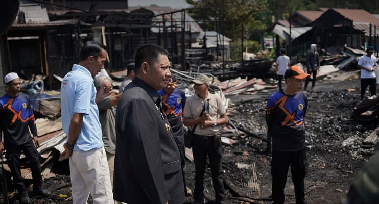 12 Rumah Warga Ludes Terbakar, Pemkab HST Siapkan Bantuan hingga Rp15 Juta