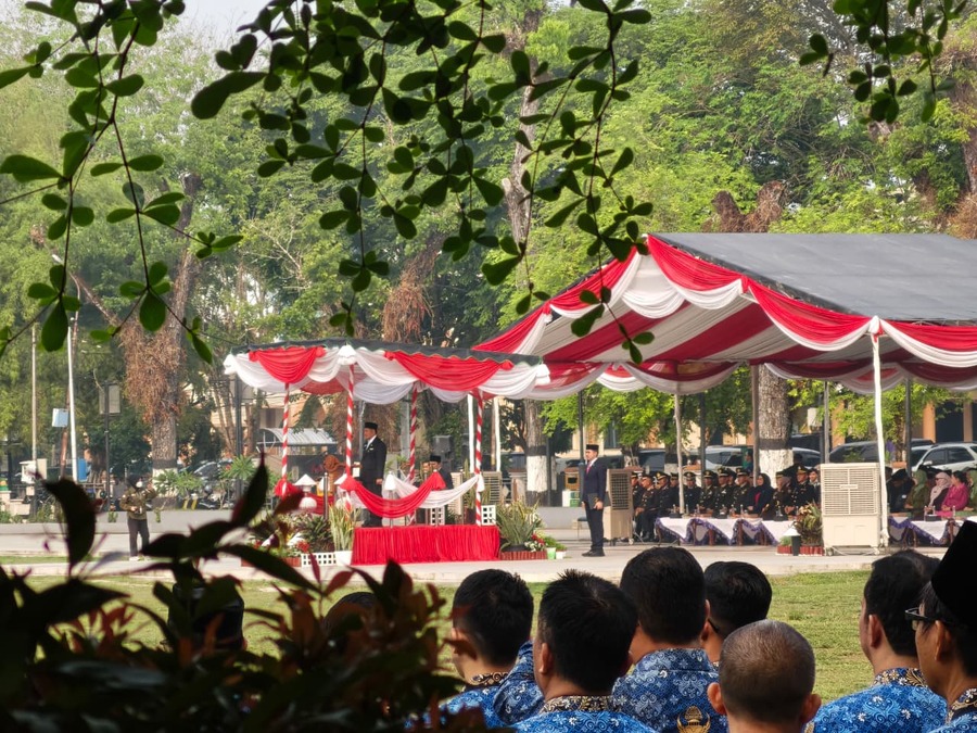 Bupati HST Pimpin Upacara Peringatan Hari Kesaktian Pancasila