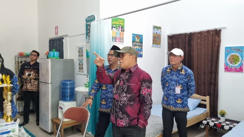 Bawa Nama HST ke Tingkat Provinsi, Wabup Cek Langsung Kesiapan MTsN 5 HST Sebagai Sekolah Sehat