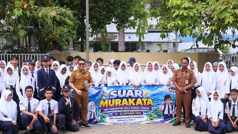 Perluas Wawasan Pelajar, Dinas Pendidikan HST Lepas Peserta Suar Murakata 2026