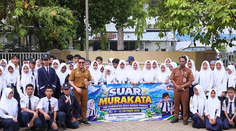 Perluas Wawasan Pelajar, Dinas Pendidikan HST Lepas Peserta Suar Murakata 2026